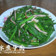 韭苔炒腊味 韭苔炒腊味
