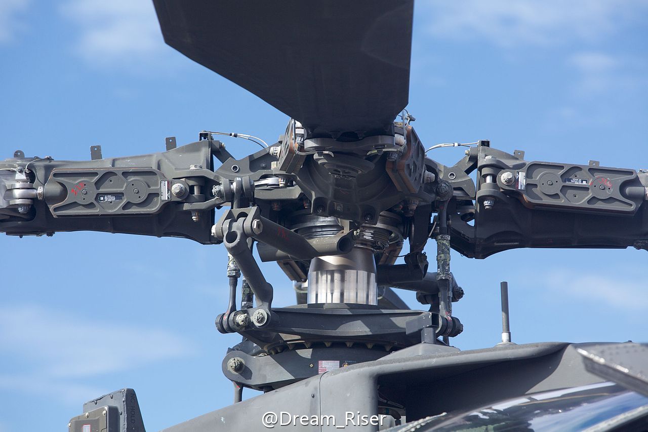 AH-64的起落架鉸接設計