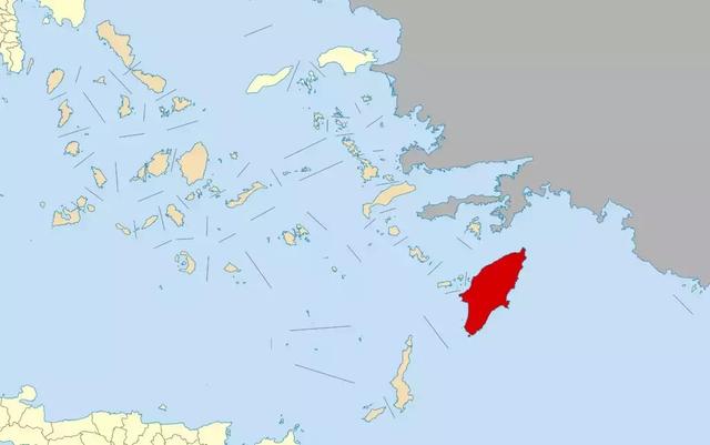 羅德島恰好位於希臘和外部世界的交界