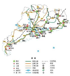 潮州地區地圖
