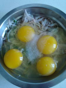 韭菜鮮蝦米炒雞蛋