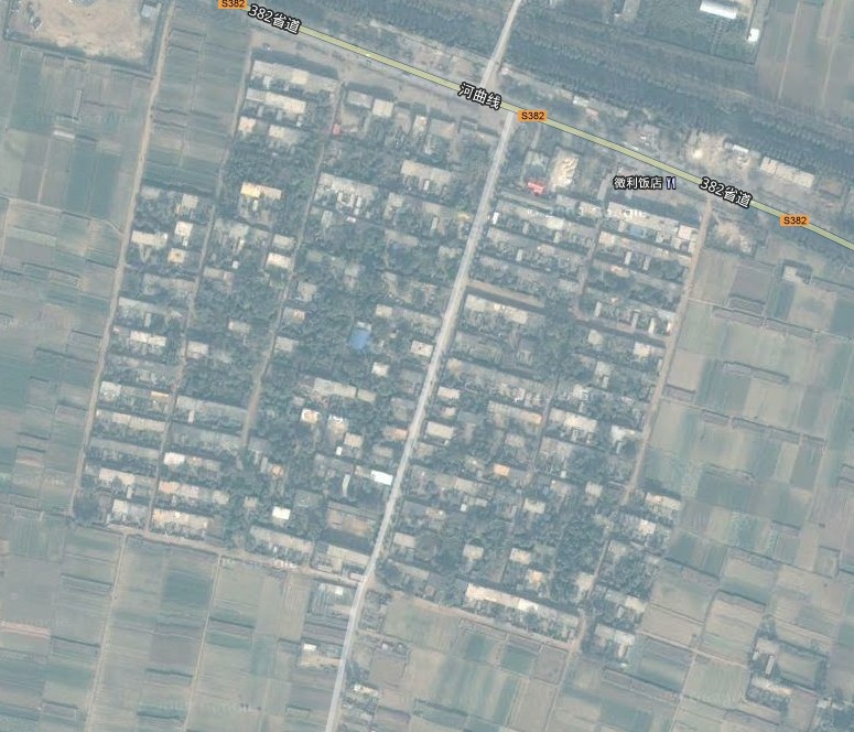 谷歌地圖尹家莊村