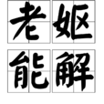 老嫗能解 老嫗能解