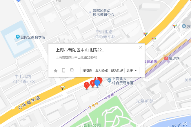 中山北路2280號 中山北路2280號