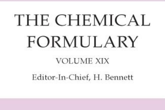 The Chemical Formulary, Volume 19 The Chemical Formulary, Volume 19