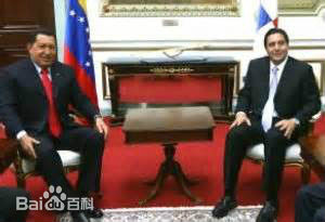 托里霍斯和委內瑞拉總統查維茲