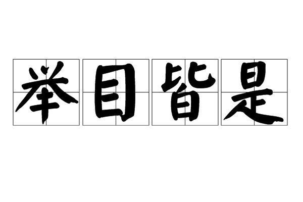 舉目皆是 舉目皆是