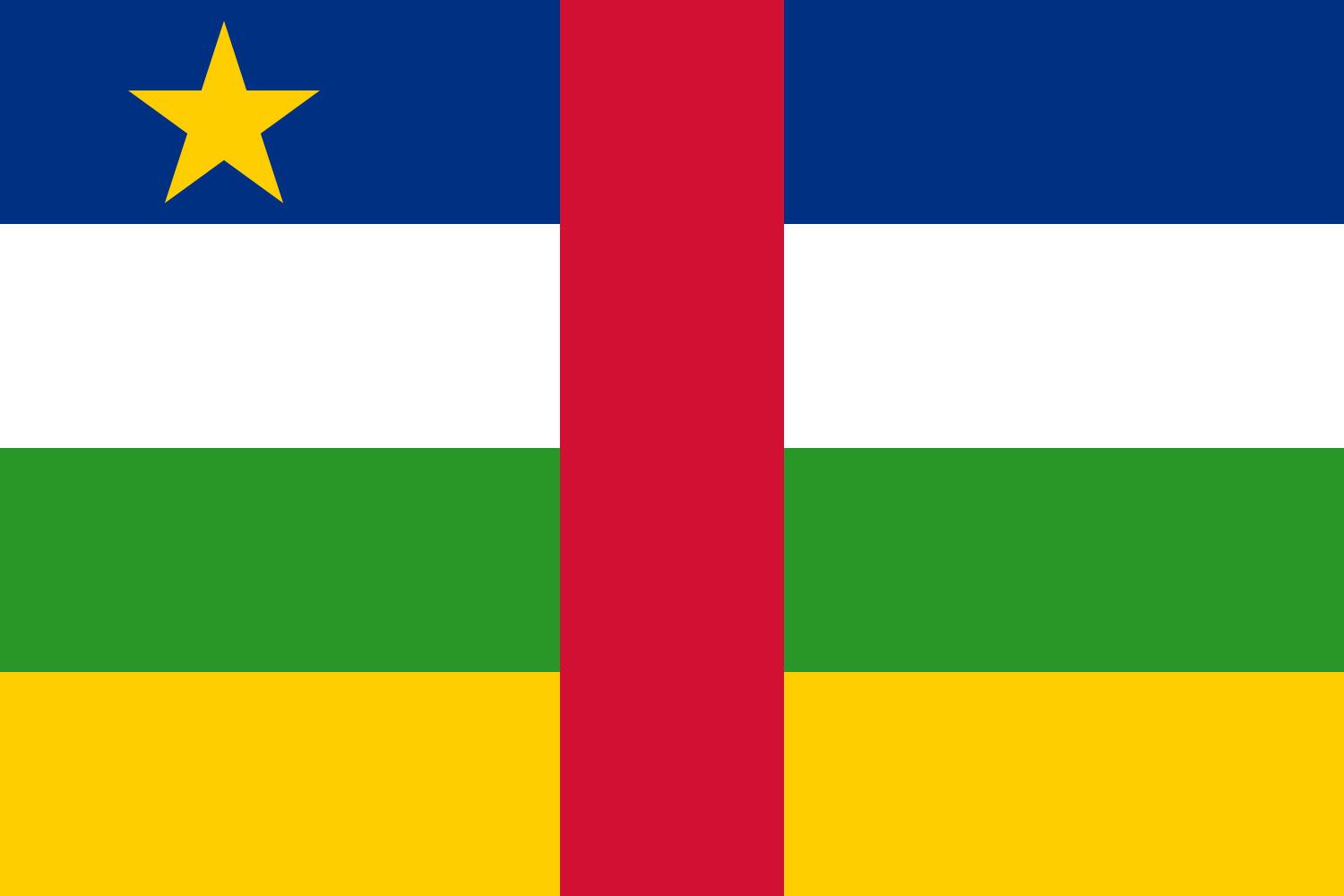 中非共和國國旗(中非國旗)