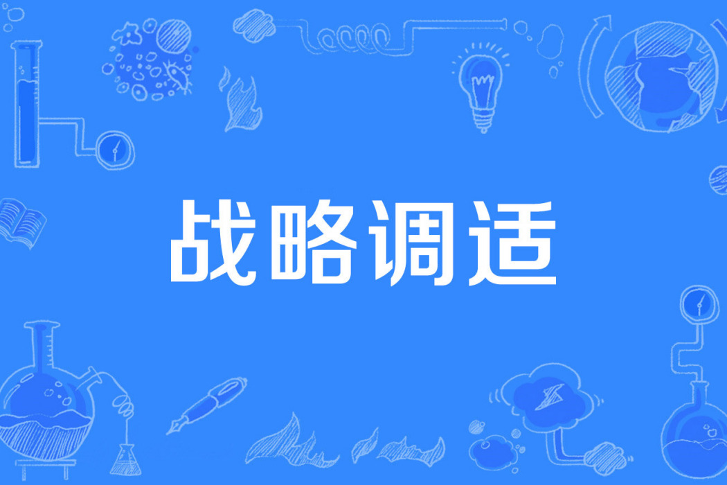 戰略調適 戰略調適