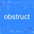 obstruct