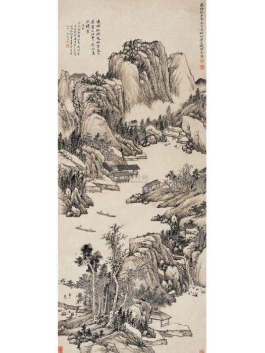 林亭遠岫圖 林亭遠岫圖