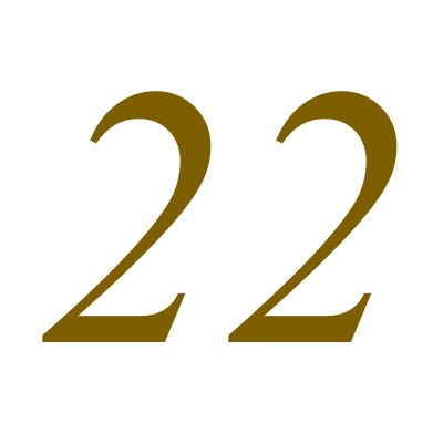 22(自然數之一)