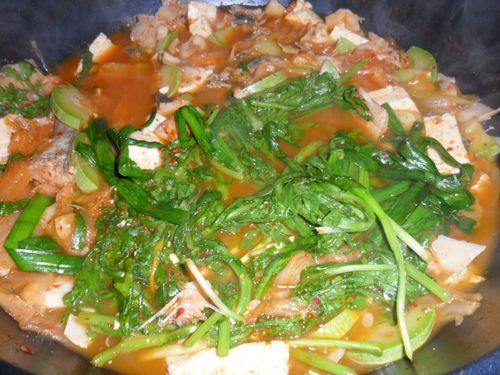 韓式泡菜明太魚鍋