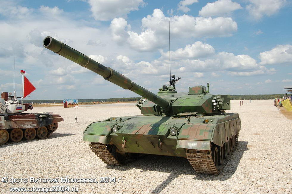 中國參賽的96A坦克