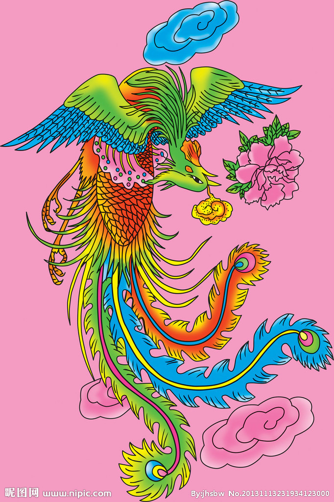鳳凰 中國古代傳說中的瑞鳥 鳳凰種類 鳳的記載 鸞的記載 鵷鶵的記載 鴻鵠的記載 中文百科全書