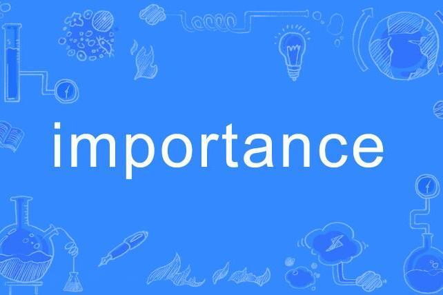 importance importance