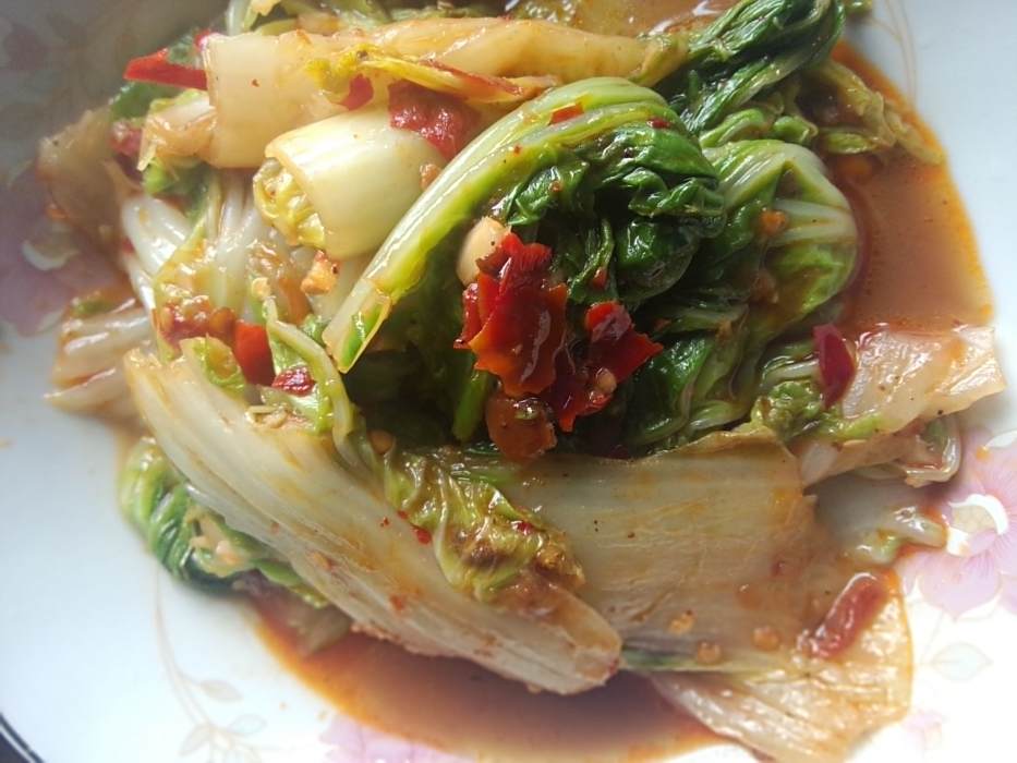紅油白菜