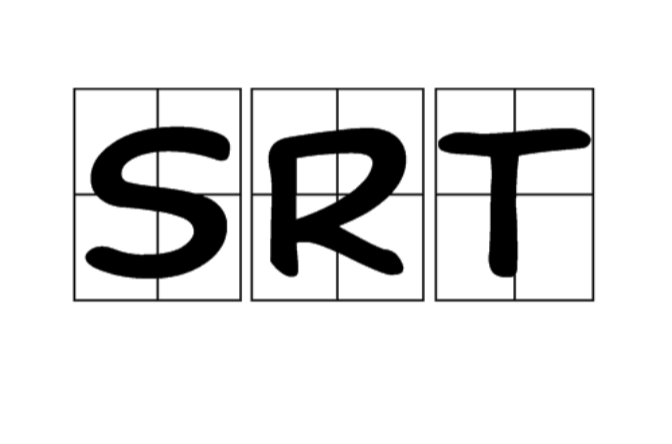 SRT(文本格式字幕)