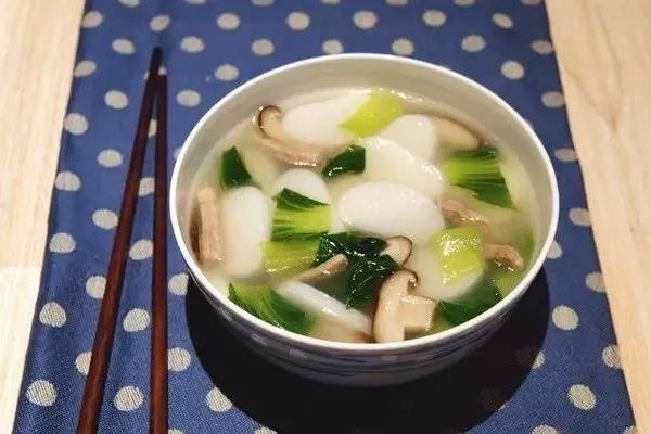 三鮮年糕湯