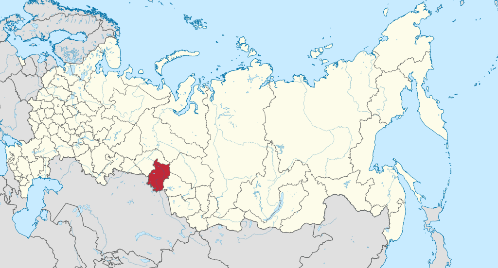 鄂木斯克州在俄羅斯的位置