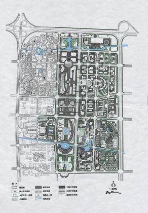 南海市城市中心區城市設計——總平面圖