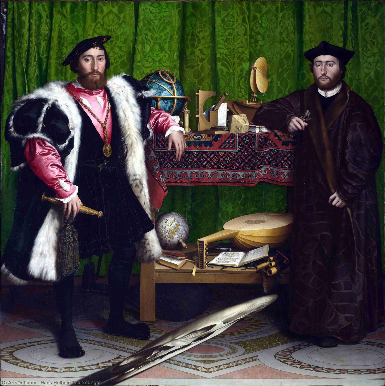 大使們(1533年小漢斯·荷爾拜因油畫作品)