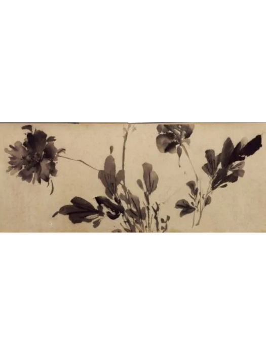 四時花卉圖(明代徐渭創作的紙本墨筆畫) 四時花卉圖(明代徐渭創作的紙本墨筆畫)