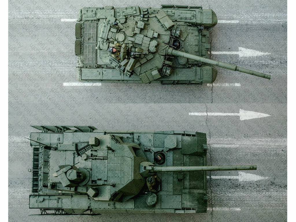 T-14主戰坦克（下）與T-90坦克對比