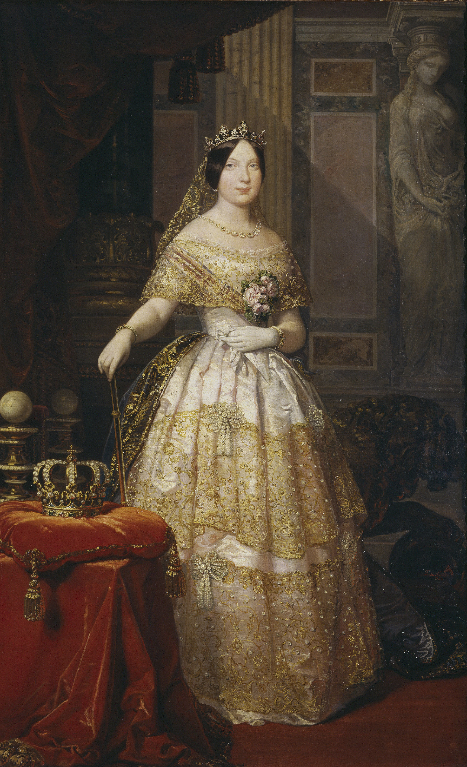 阿方索生母，西班牙女王伊莎貝爾二世。