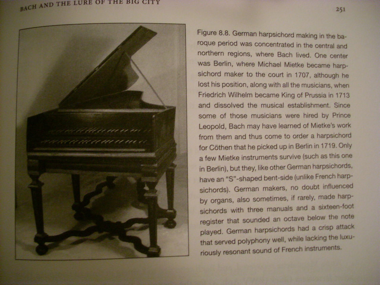 巴洛克時期的德國羽管鍵琴