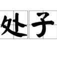 處子(漢語辭彙) 處子(漢語辭彙)