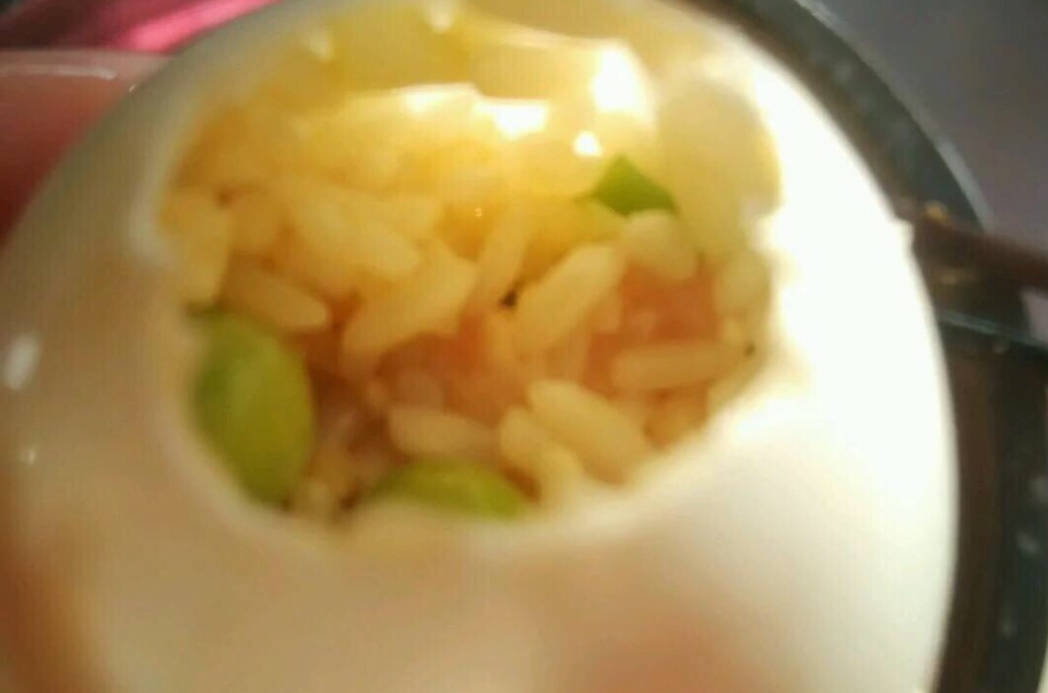 雞蛋殼糯米粥