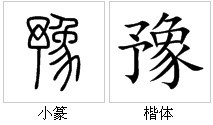 “豫”字的字源演變