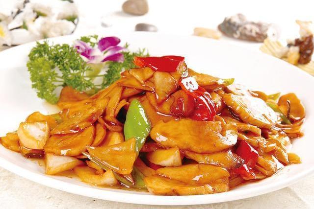 豉醬炒雞片