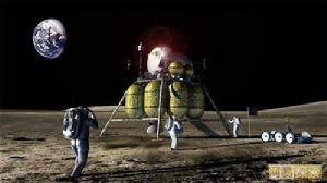 著陸器可以使4名太空人登入月球