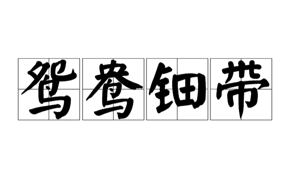 鴛鴦鈿帶 鴛鴦鈿帶