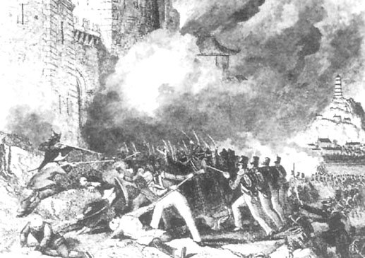 1842年7月21日英軍攻打鎮江城