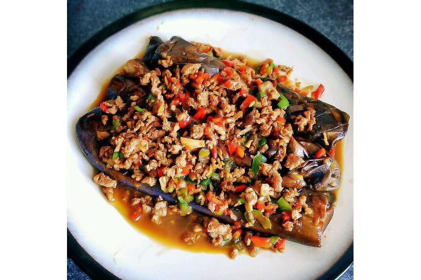 肉醬燒茄子 肉醬燒茄子