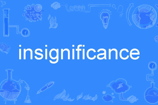 insignificance insignificance