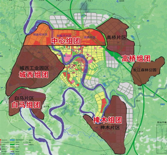 內江新城規劃圖
