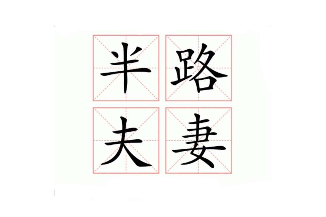 半路夫妻(漢語辭彙) 半路夫妻(漢語辭彙)