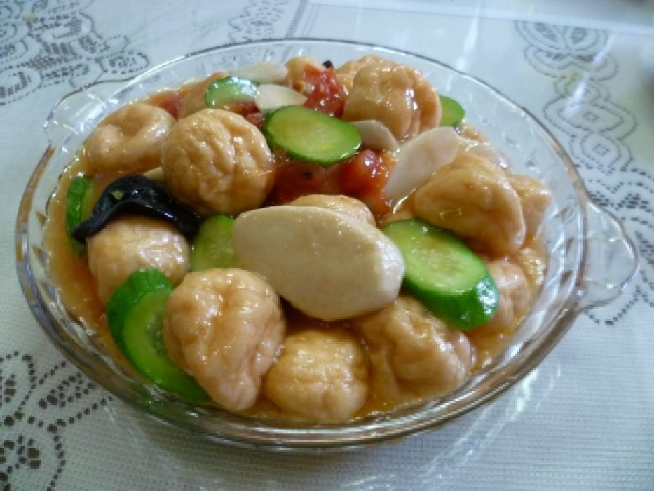 菌菇魚麵筋 菌菇魚麵筋