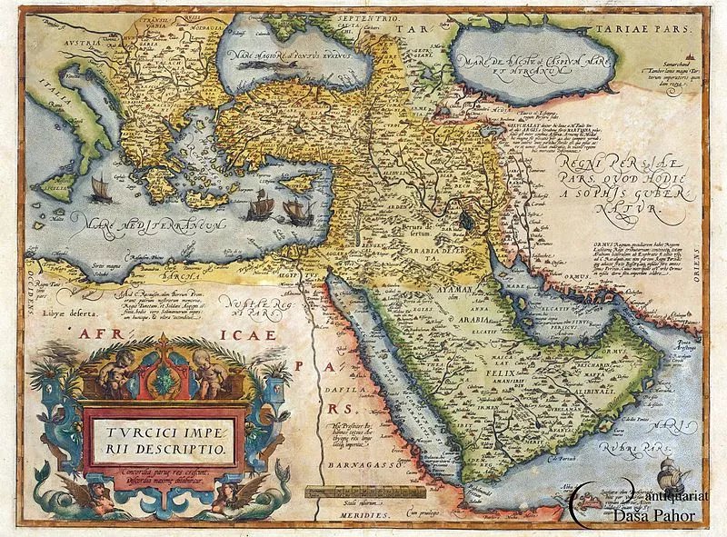 蘇萊曼繼位時的奧斯曼帝國版圖