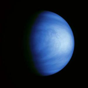 伽利略探測器1990年拍攝的金星照片