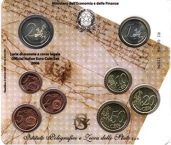 2006義大利未流通硬幣套裝