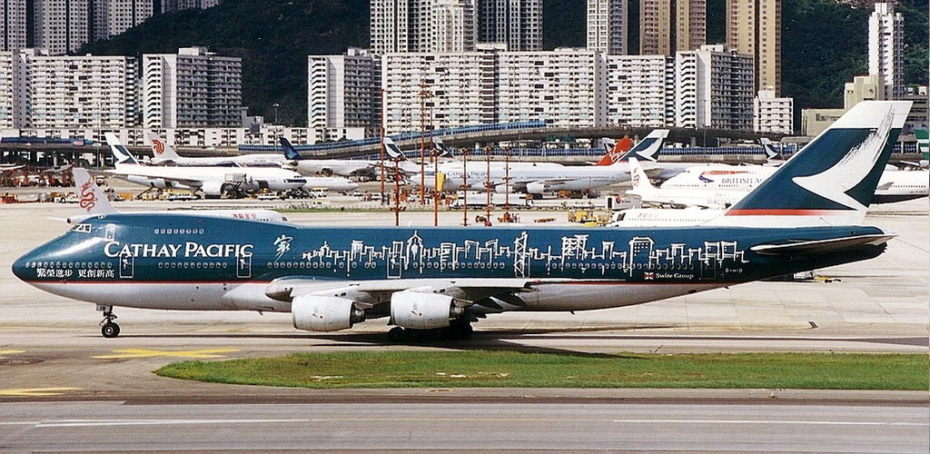 編號VR-HIB的波音747-200型香港精神號飛機