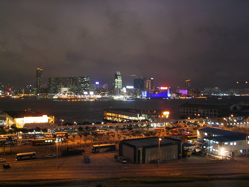 中環碼頭夜景
