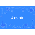 disdain disdain