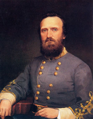 北維吉尼亞軍團左翼司令，托馬斯·傑克遜。
