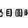 怒目圓睜 怒目圓睜